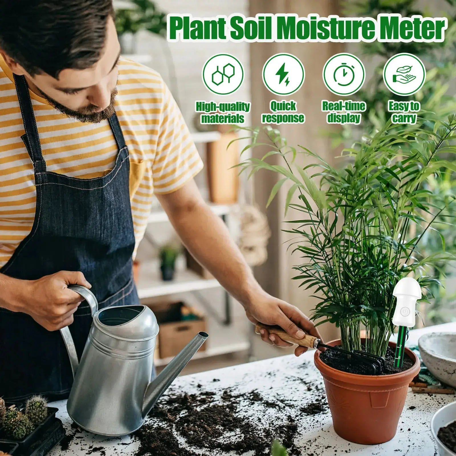 Mushroom Soil Moisture Meter